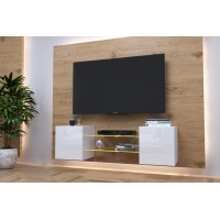 Mueble TV E5 (Blanco brillo)