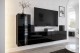 Mueble TV E8 (Negro brillo)
