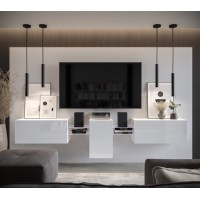 Mueble TV T3 (Blanco brillo)