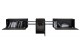 Mueble TV T3 (Negro brillo)