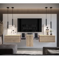 Mueble TV T3 (Roble mate)