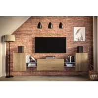 Mueble TV A3 (Roble mate)