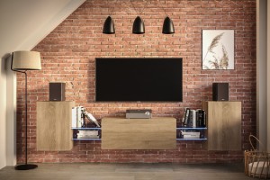 Mueble TV A3 (Roble mate)