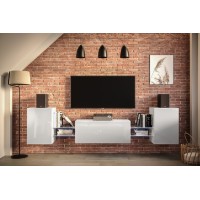 Mueble TV A3 (Blanco brillo)