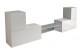 Mueble TV C4 (Blanco brillo)