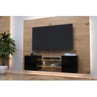 Mueble TV E5 (Negro brillo)