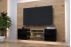 Mueble TV E5 (Negro brillo)