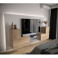 Mueble TV C4 (Roble mate)