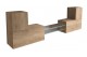 Mueble TV C4 (Roble mate)