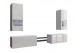 Conjunto de salón N42 (Blanco brillo)