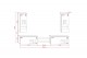 Conjunto de salón N42 (Blanco brillo)