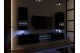Conjunto de salón N42  (Negro brillo)