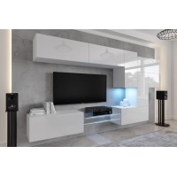 Conjunto de salón AN92 (Blanco brillo)