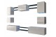 Conjunto de salón N1 (Blanco brillo)