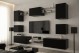 Conjunto de salón N1 (Negro brillo)