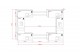 Conjunto de salón C29 (Blanco brillo)