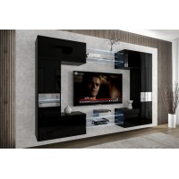 Conjunto de salón C29 (Negro brillo)