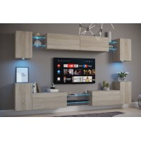 Conjunto de salón C1 (Roble mate)