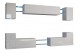 Conjunto de salón C1 (Blanco brillo)