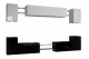 Conjunto de salón C1 (Negro/Blanco brillo)