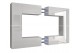 Conjunto de salón C20 (Blanco brillo)