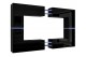 Conjunto de salón C20 (Negro brillo)