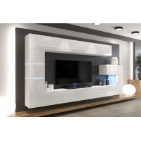Conjunto de salón AN89 (Blanco brillo)