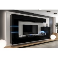 Conjunto de salón AN89 (Negro brillo)