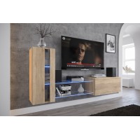 Mueble TV E7 (Roble mate)